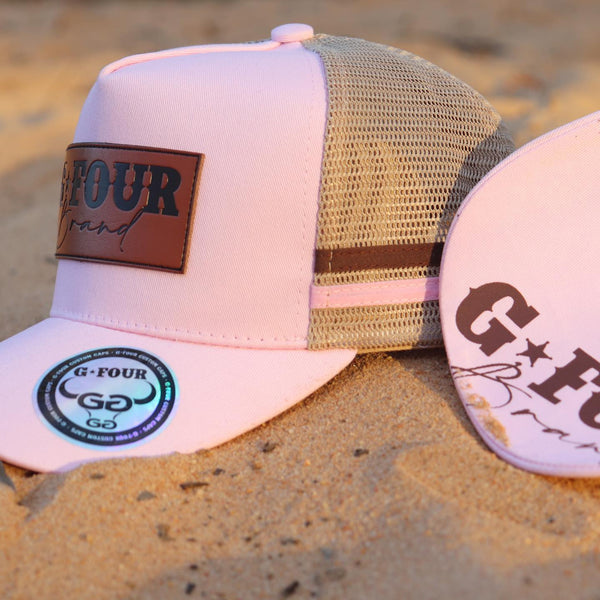 GFour branded Trucker Cap - Leather Patch