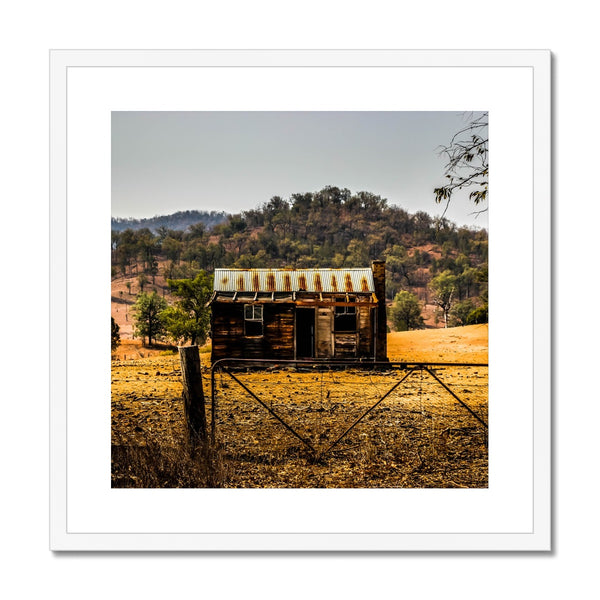 Old Hut Framed & Mounted Print