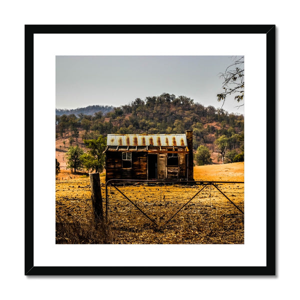 Old Hut Framed & Mounted Print