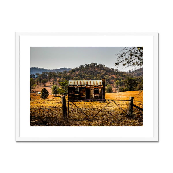 Old Hut Framed & Mounted Print
