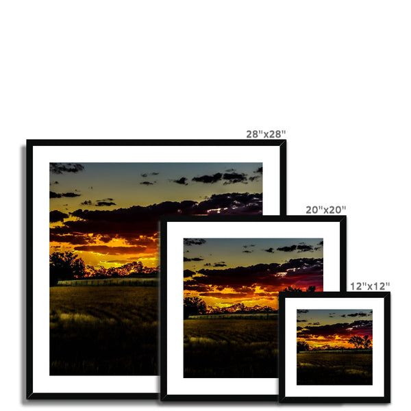 Gravesend Sunset  Framed & Mounted Print