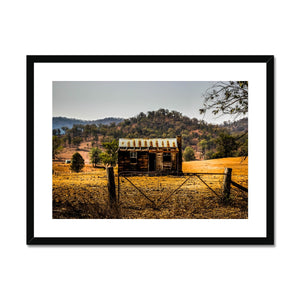 Old Hut Framed & Mounted Print