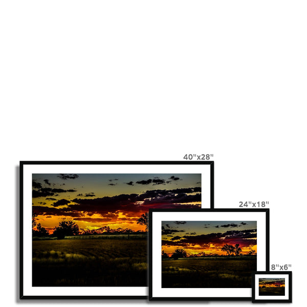 Gravesend Sunset  Framed & Mounted Print