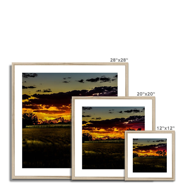 Gravesend Sunset  Framed & Mounted Print