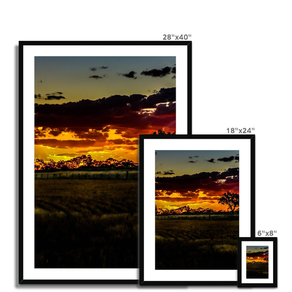 Gravesend Sunset  Framed & Mounted Print