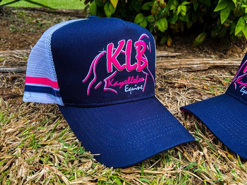 KLB Logo Navy/Pink/White Trucker Cap