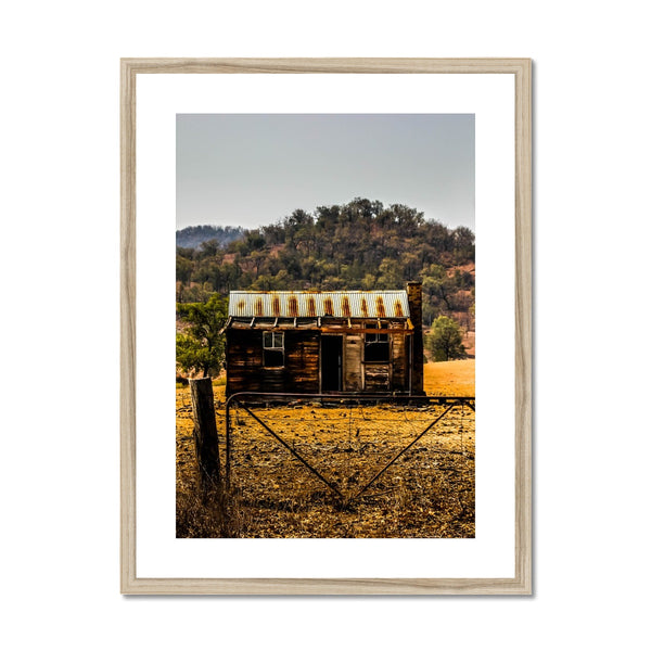 Old Hut Framed & Mounted Print