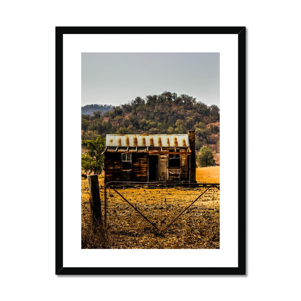 Old Hut Framed & Mounted Print