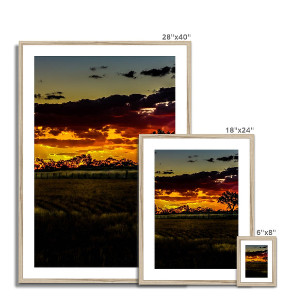 Gravesend Sunset  Framed & Mounted Print