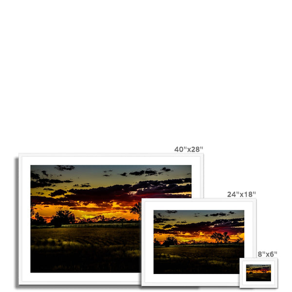 Gravesend Sunset  Framed & Mounted Print