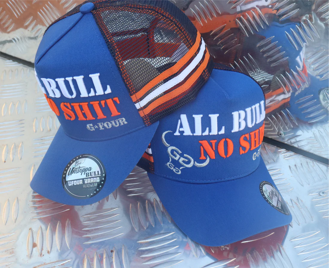 GFour branded Trucker Cap - All Bull No Shit