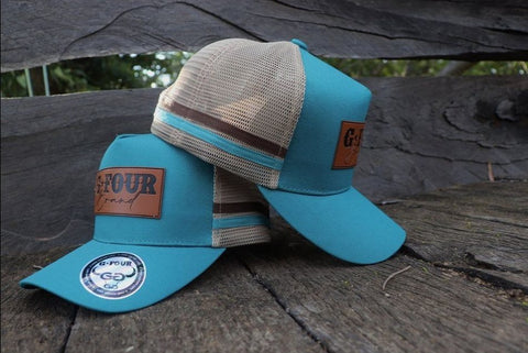 GFour branded Trucker Cap - Leather Patch